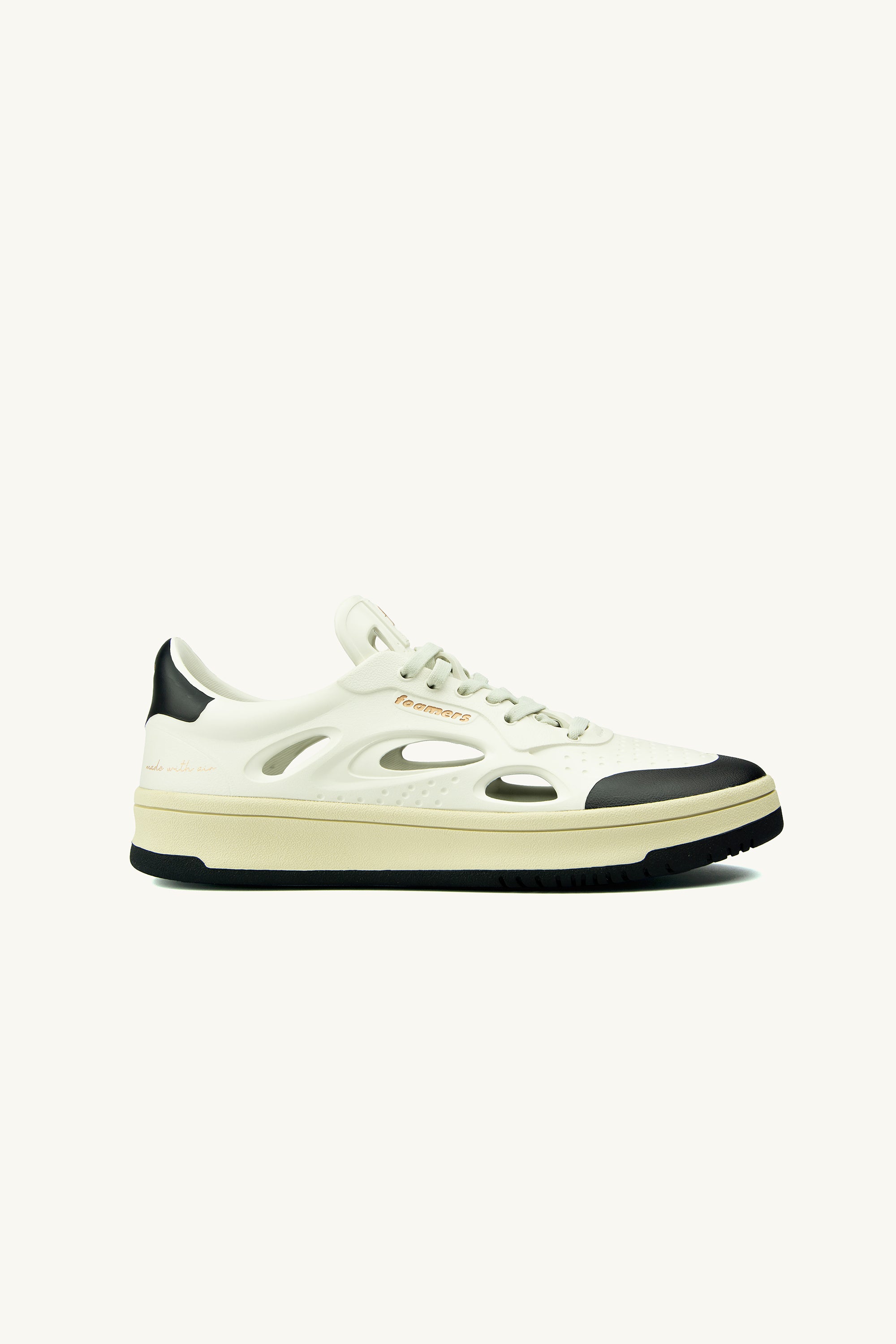 ⚤ Senakers Foamers ICON OFF WHITE/BLACK - F3011