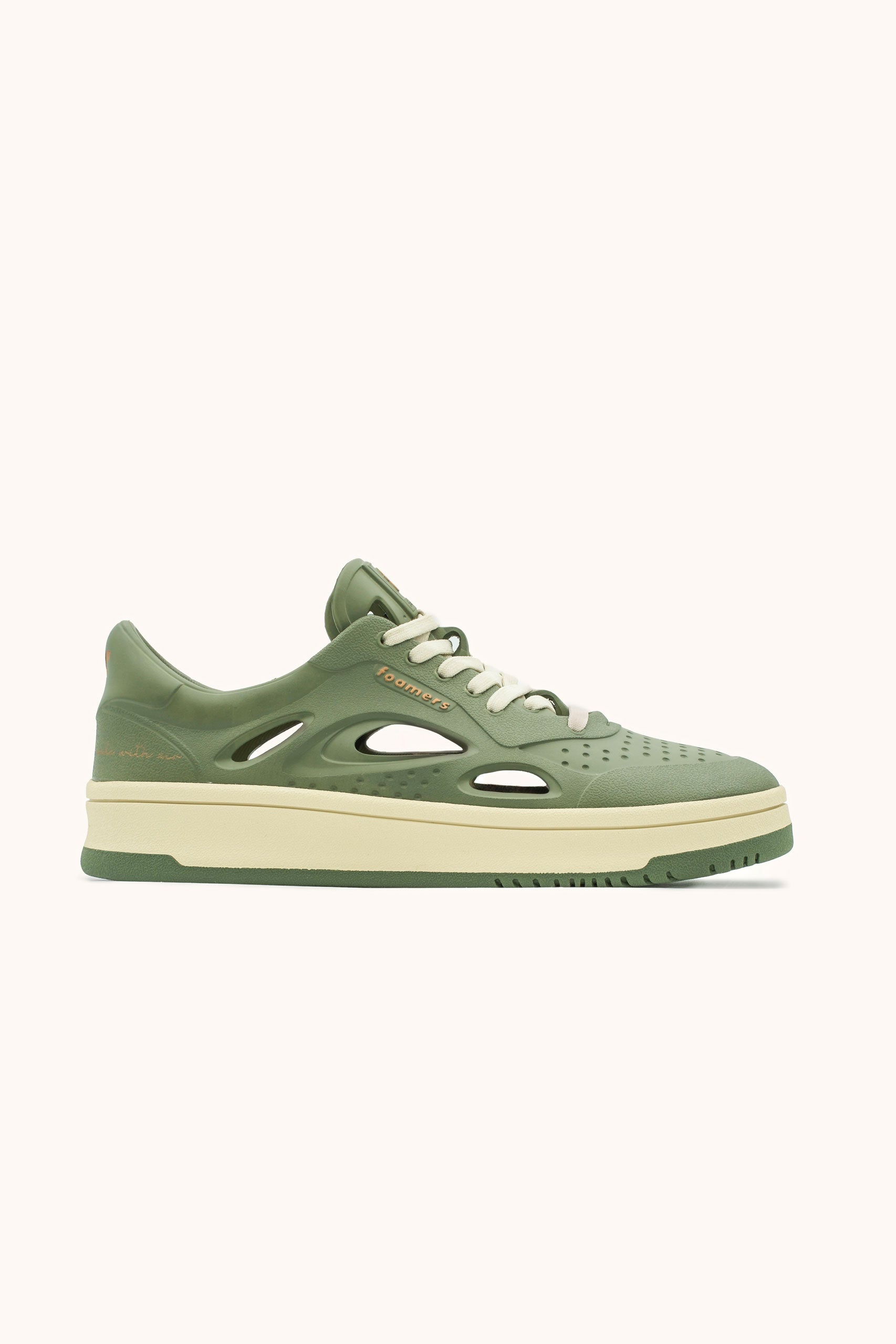 ♂ Sneakers Foamers ICON MILITARY/GREEN/BEIGE - F1003