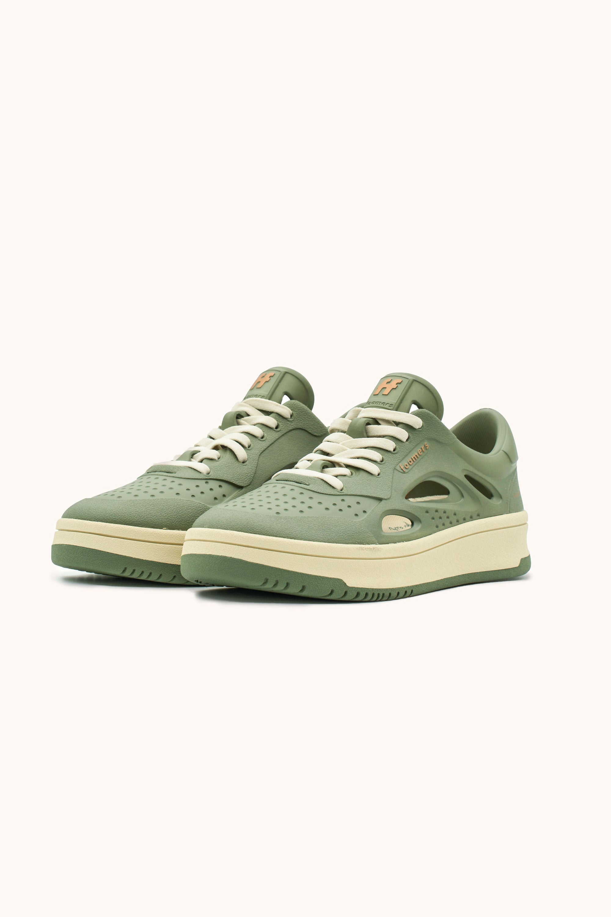 ♂ Sneakers Foamers ICON MILITARY/GREEN/BEIGE - F1003