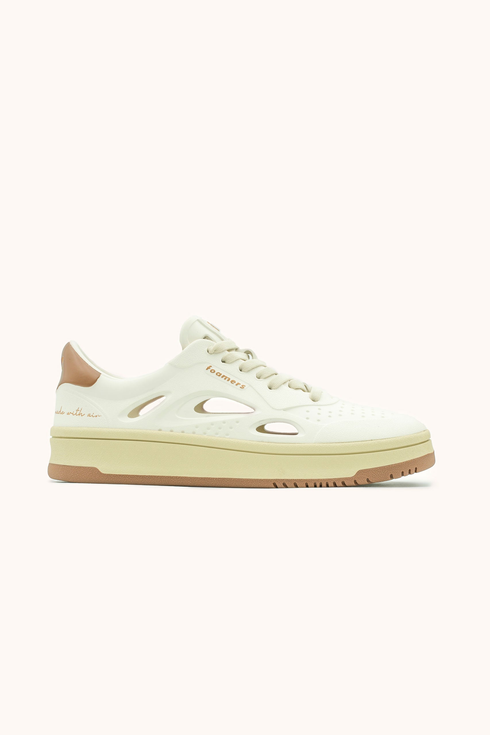 ♂ Sneakers Foamers ICON OFF WHITE/BEIGE/TAUPE - F2006