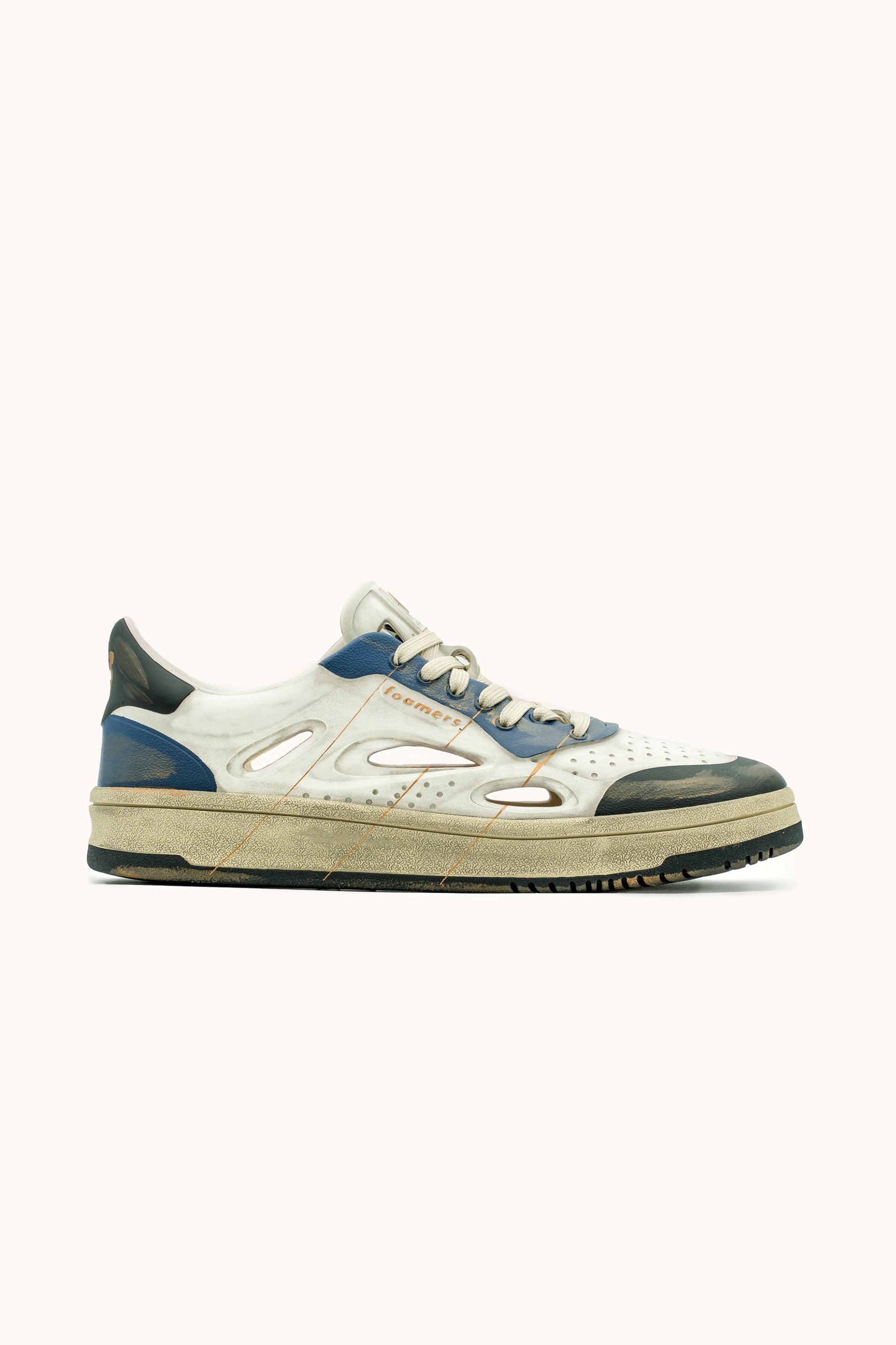 ♂ Sneakers Foamers ICON OFF WHITE/BEIGE/BLACK/NAVY - F6028